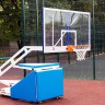 Стойка баскетбольная мобильная складная, вынос 1.6 м в сложенном виде